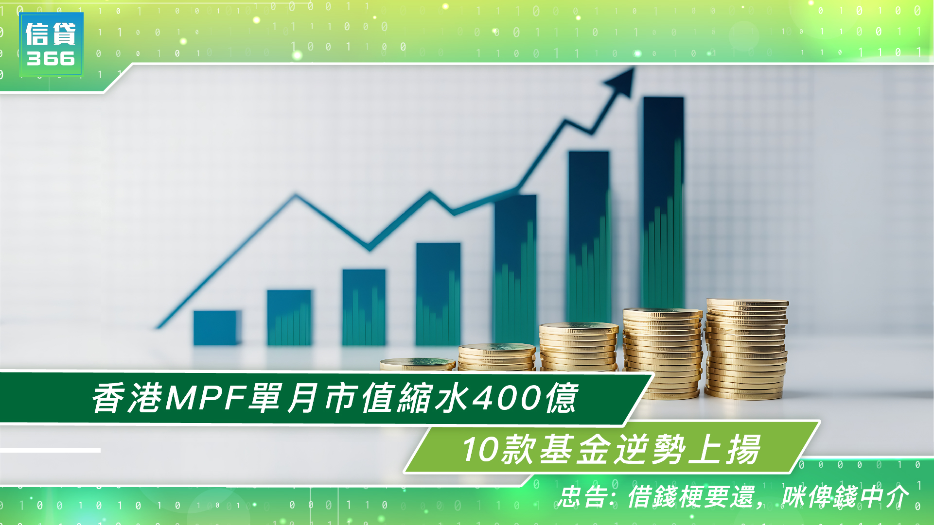香港MPF單月市值縮水400億 10款基金逆勢上揚